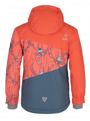 Dívčí lyžařská bunda KILPI MILS-JG NJ0020KI KORÁLOVÁ