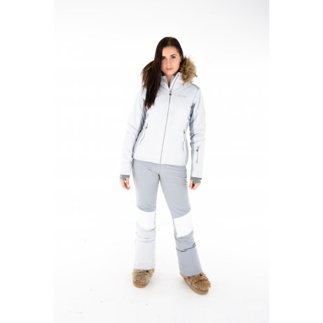 Dámské lyžařské kalhoty KILPI TYREE-W NL0035KI SVĚTLE ŠEDÁ 