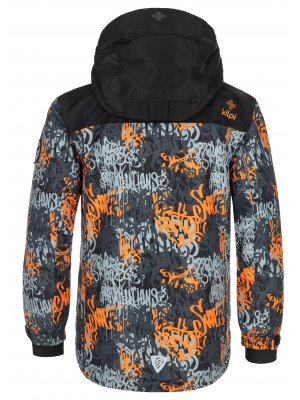 Chlapecká lyžařská bunda KILPI ATENI-JB NJ0003KI ORANŽOVÁ