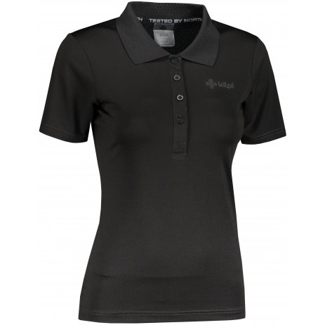  Dámské funkční triko KILPI COLLAR-W PL0113KI ČERNÁ 