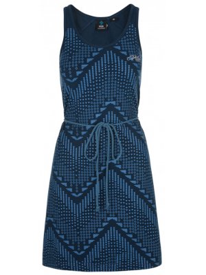 Dámské šaty KILPI MELIA-W PL0096KI TMAVĚ MODRÁ