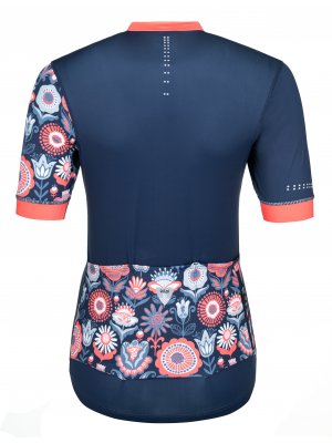 Dámský cyklistický dres KILPI ORETI-W PL0043KI TMAVĚ MODRÁ