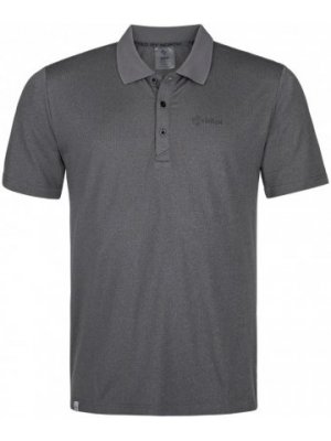 Pánské funkční triko KILPI COLLAR-M PM0021KI ČERNÁ