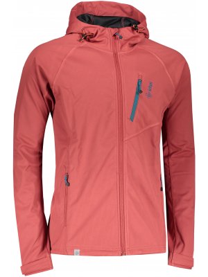 Pánská softshellová bunda KILPI CAMPO-M PM0015KI TMAVĚ ČERVENÁ