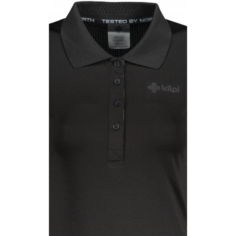  Dámské funkční triko KILPI COLLAR-W PL0113KI ČERNÁ 