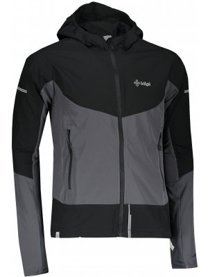 Pánská softshellová bunda KILPI BALANS-M PM0059KI TMAVĚ ŠEDÁ