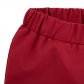 Dětské softshellové kalhoty KILPI RIZO-J QJ0454KI TMAVĚ ČERVENÁ