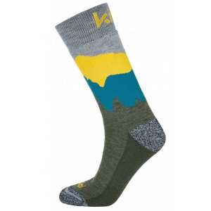 Ponožky KILPI NORS-U QU0621KI KHAKI