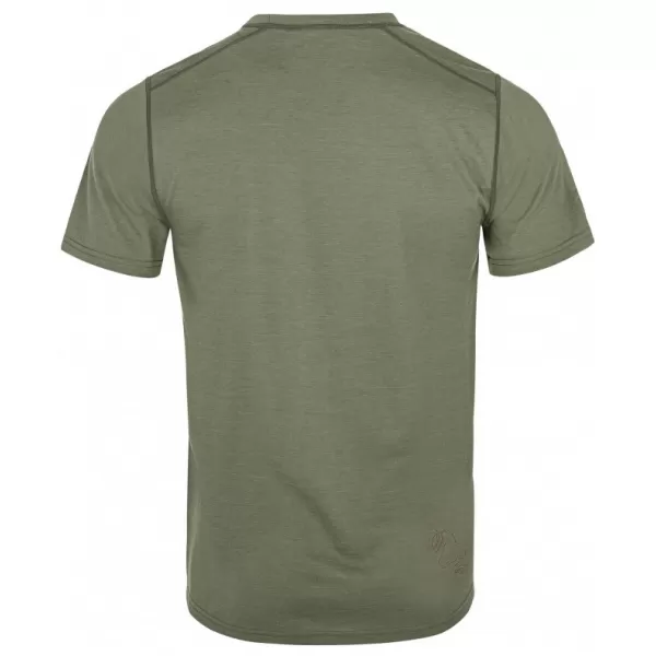  Pánské funkční triko KILPI MERIN-M QM0310KI KHAKI 