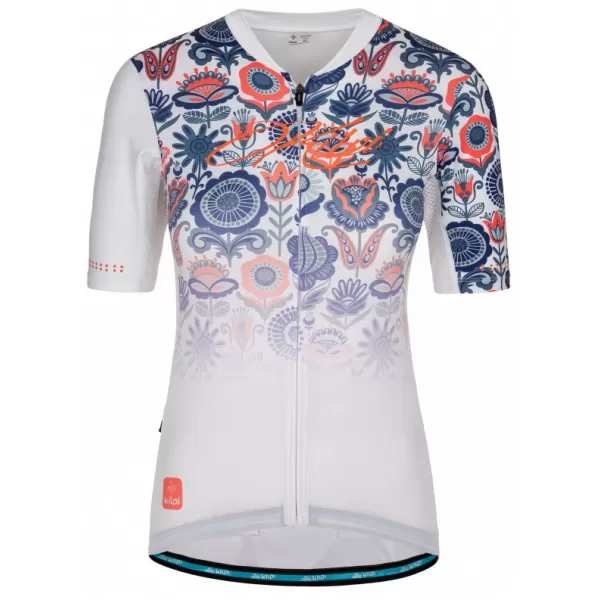  Dámský cyklo dres KILPI ORETI-W RL0327KI BÍLÁ 