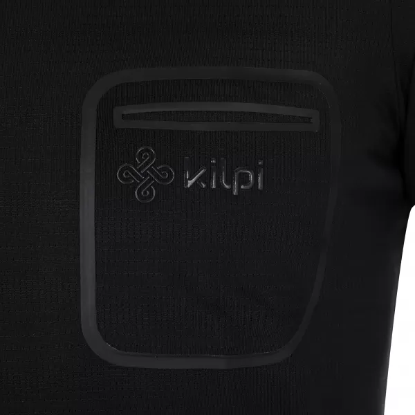  Pánské triko s límečkem KILPI GIVRY-M RM0304KI ČERNÁ 