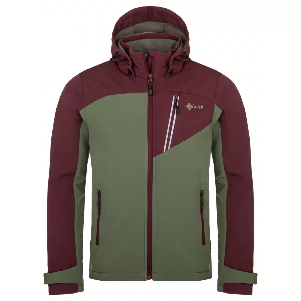  Pánská softshellová bunda KILPI RAVIO-M RM0114KI KHAKI 