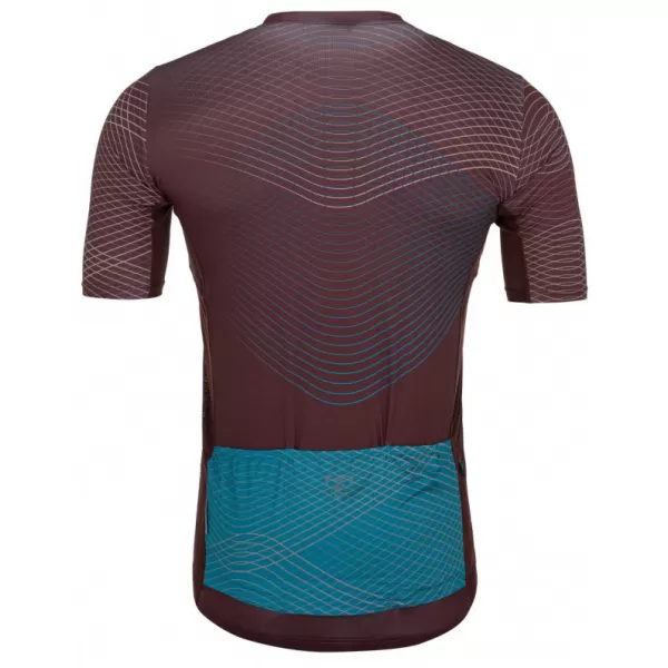  Pánský cyklo dres KILPI NERITO-M RM0310KI TMAVĚ ČERVENÁ 