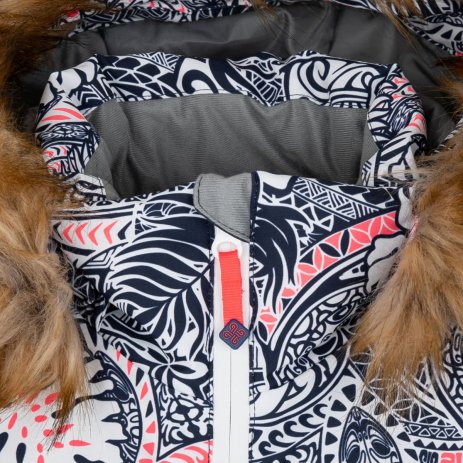  Dívčí lyžařská bunda KILPI LENA-JG SJ0160KI TMAVĚ MODRÁ 