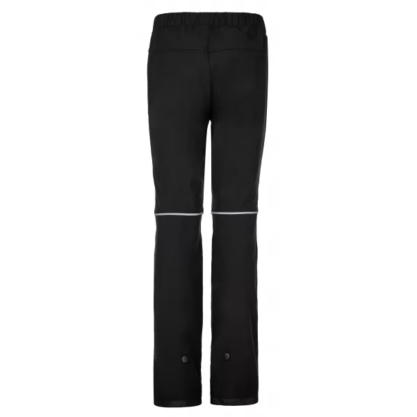  Dětské softshellové kalhoty KILPI RIZO-J SJ0405KI ČERNÁ 