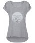 Dámské triko s krátkým rukávem KILPI ROISIN-W SL0306KI SVĚTLE ŠEDÁ