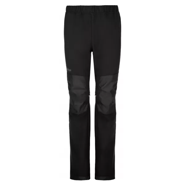  Dětské softshellové kalhoty KILPI RIZO-J SJ0405KI ČERNÁ 