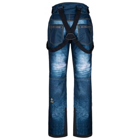  Pánské lyžařské kalhoty KILPI DENIMO-M SM0407KI TMAVĚ MODRÁ 