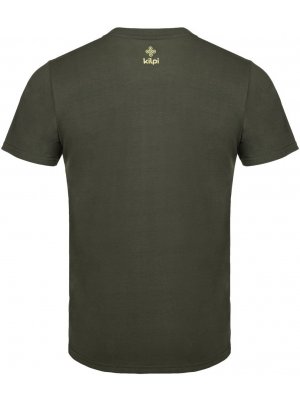 Pánské triko s krátkým rukávem KILPI BRANDYS-M SM0307KI TMAVĚ ZELENÁ