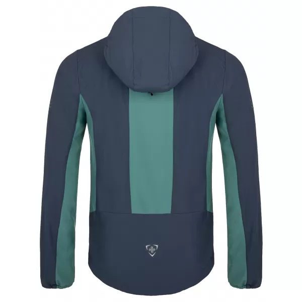  Pánská softshellová bunda KILPI BALANS-M SM0120KI TMAVĚ ZELENÁ 
