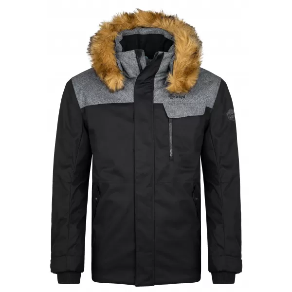  Pánská zimní bunda KILPI ALPHA-M SM0127KI ČERNÁ 