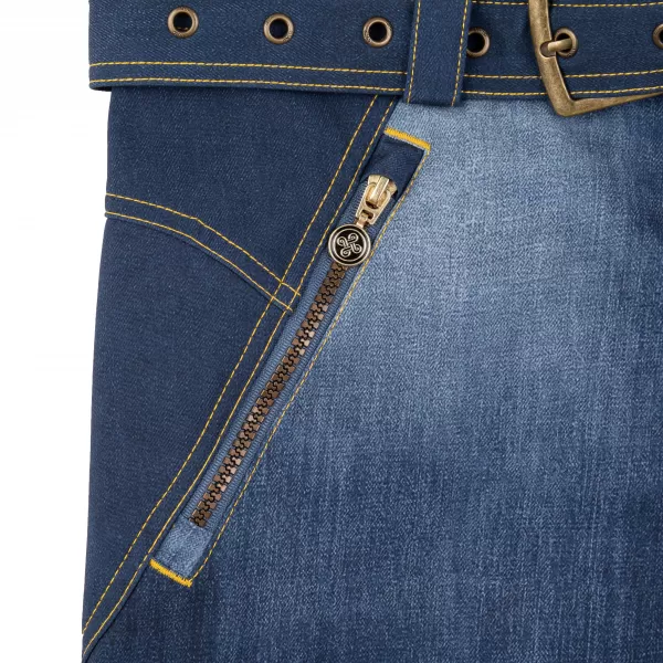  Dámské softshellové kalhoty KILPI JEANSO-W SL0409KI MODRÁ 