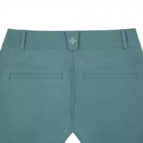 Dámské outdoor kalhoty KILPI LAGO-W SL0414KI TMAVĚ ZELENÁ 