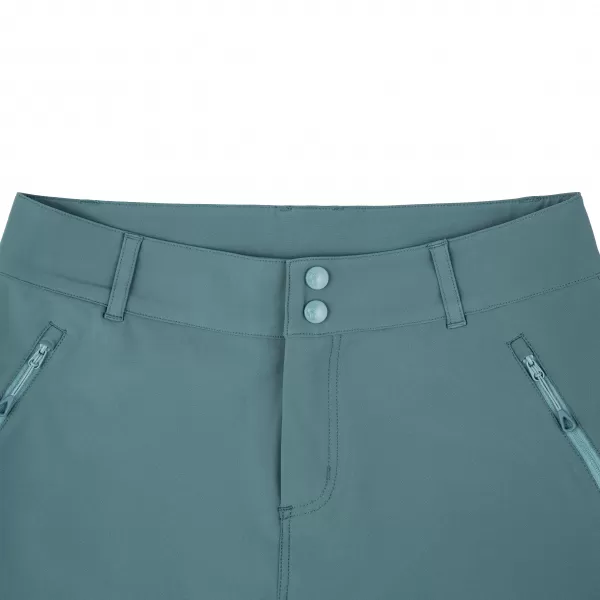  Dámské outdoor kalhoty KILPI LAGO-W SL0414KI TMAVĚ ZELENÁ 