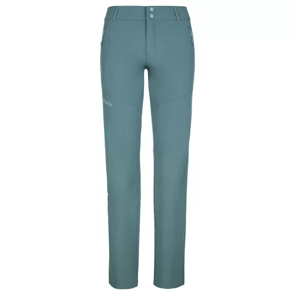  Dámské outdoor kalhoty KILPI LAGO-W SL0414KI TMAVĚ ZELENÁ 