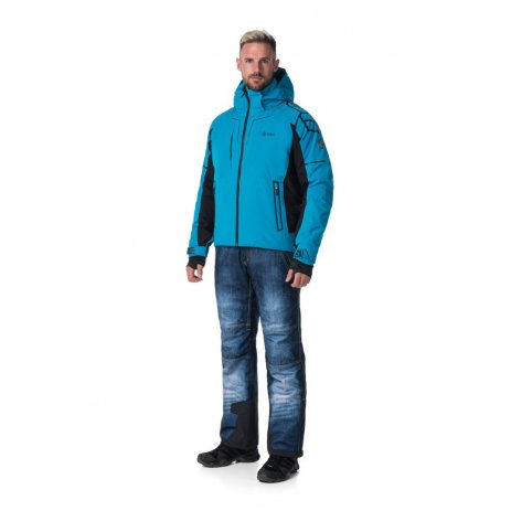  Pánské lyžařské kalhoty KILPI DENIMO-M SM0407KI TMAVĚ MODRÁ 