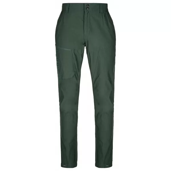  Pánské kalhoty KILPI JASPER-M SM0413KI TMAVĚ ZELENÁ 