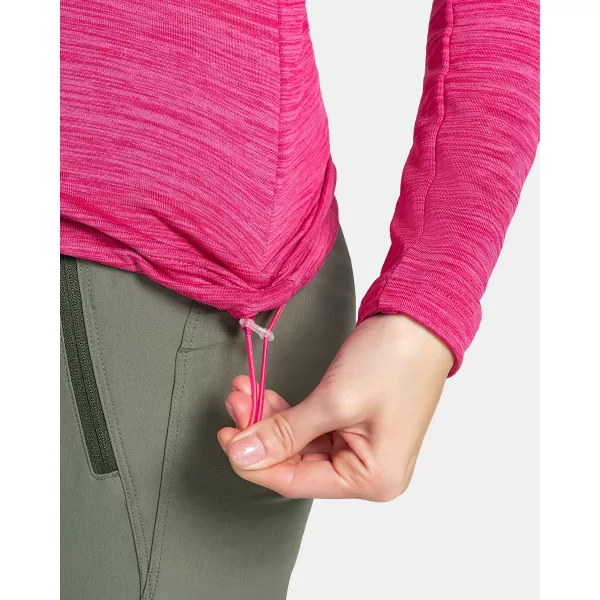  Dámská fleece mikina KILPI SEVELEN-W TL0203KI RŮŽOVÁ 