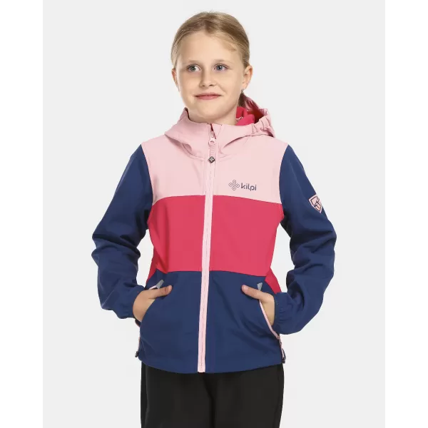  Dívčí softshellová bunda KILPI RAVIA-J UJ0119KI RŮŽOVÁ 