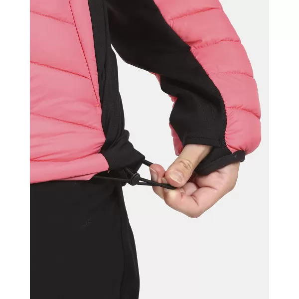  Dámská zateplená bunda  KILPI ACTIS-W UL0117KI RŮŽOVÁ 