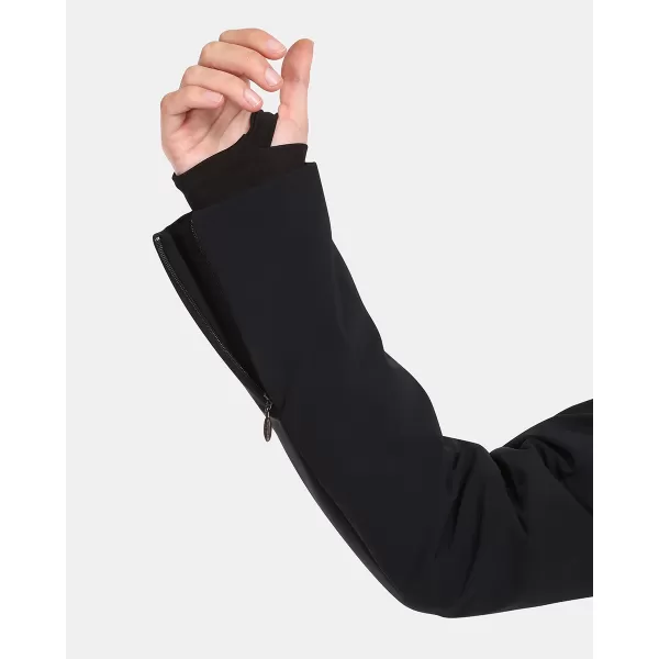  Dámská lyžařská bunda KILPI LTD ASTER-W UL0141KI ČERNÁ 
