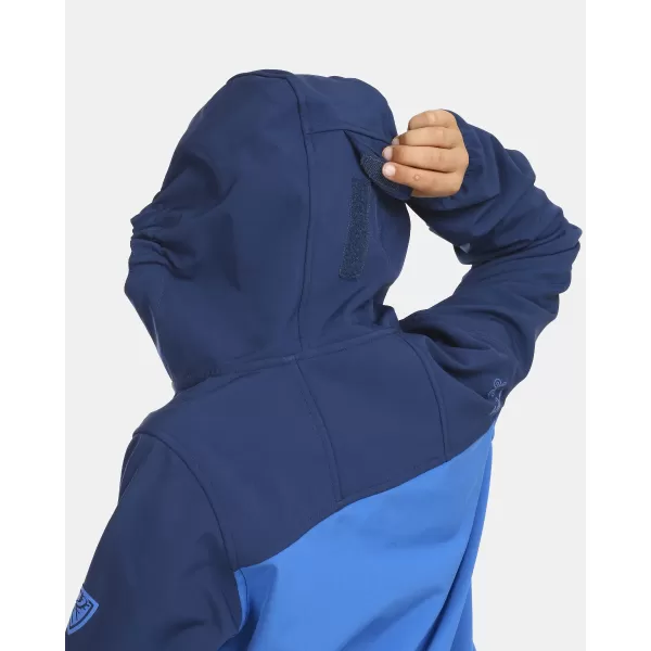  Chlapecká softshellová bunda KILPI RAVIO-J UJ0118KI MODRÁ 