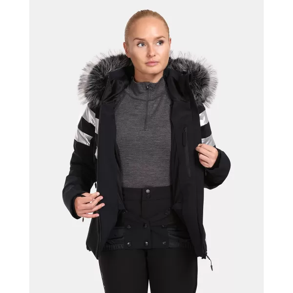  Dámská lyžařská bunda KILPI LTD ASTER-W UL0141KI ČERNÁ 