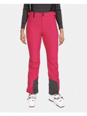 Dámské softshellové lyžařské kalhoty KILPI RHEA-W UL0407KI RŮŽOVÁ
