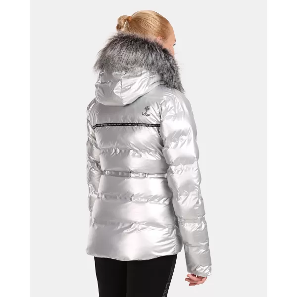  Dámská zimní bunda KILPI LTD SIRIUS-W UL0142KI STŘÍBRNÁ 