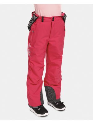 Dětské lyžařské kalhoty KILPI MIMAS-J UJ0401KI RŮŽOVÁ