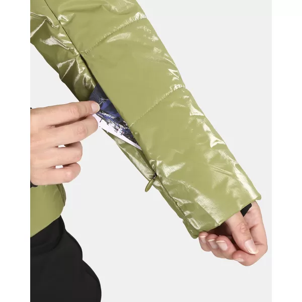  Dámská lyžařská bunda  KILPI DALILA-W UL0132KI ZELENÁ 