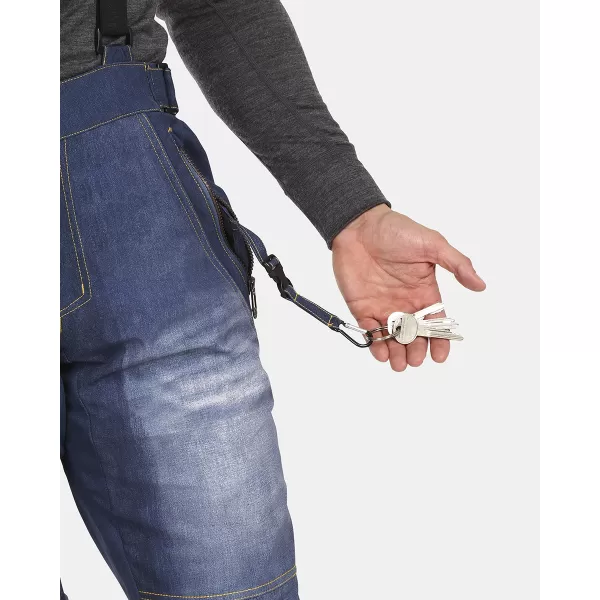  Pánské lyžařské kalhoty  KILPI JEANSO-M UM0408KI TMAVĚ MODRÁ 