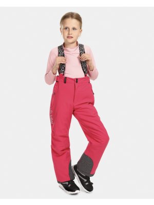 Dětské lyžařské kalhoty KILPI MIMAS-J UJ0401KI RŮŽOVÁ