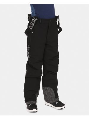 Dětské lyžařské kalhoty KILPI MIMAS-J UJ0401KI ČERNÁ