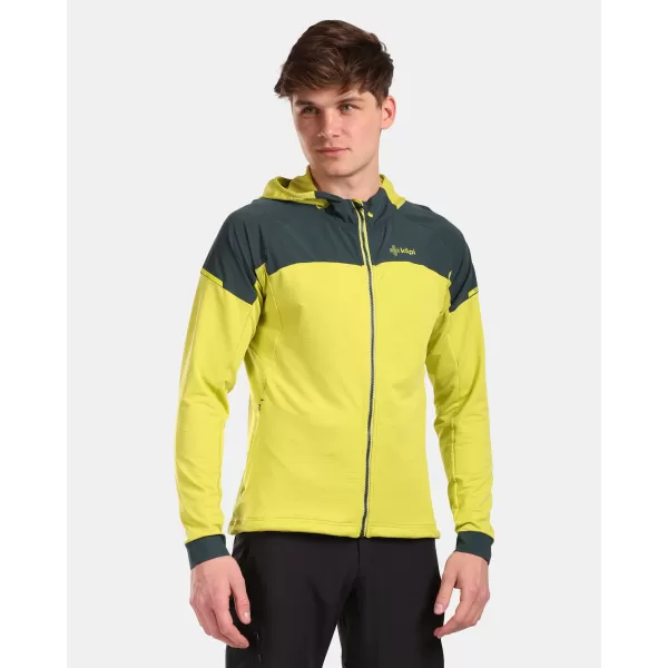  Pánská fleece mikina KILPI MEMPHIS-M VM0201KI SVĚTLE ZELENÁ 