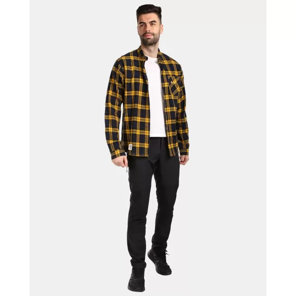  Pánská košile KILPI FLANNY-M VM0380KI ŽLUTÁ 