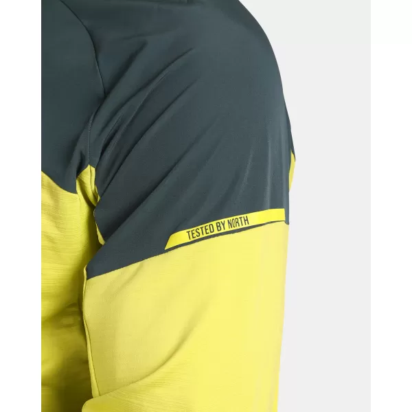  Pánská fleece mikina KILPI MEMPHIS-M VM0201KI SVĚTLE ZELENÁ 