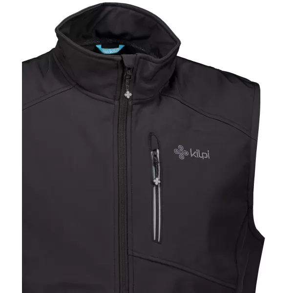  Pánská softshellová vesta KILPI SOIL-M VM0118KI ČERNÁ 
