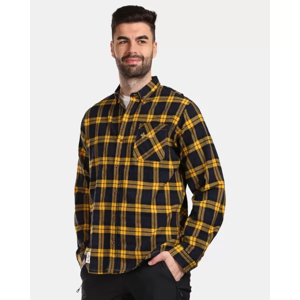  Pánská košile KILPI FLANNY-M VM0380KI ŽLUTÁ 