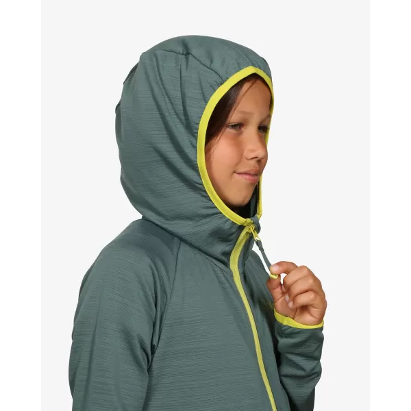  Chlapecká fleece mikina KILPI MEMPHIS-JB VJ0201KI KHAKI 